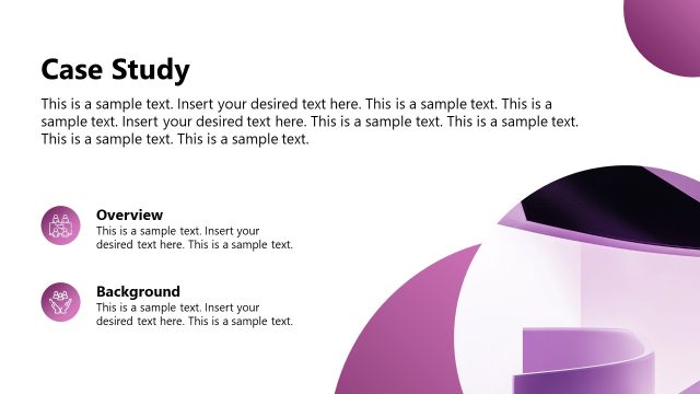 Case Study Presentation Slide Template for Seminar