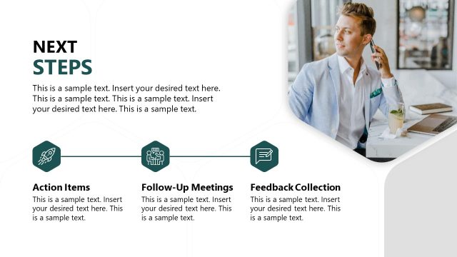 Next Steps Presentation Slide with Roadmap