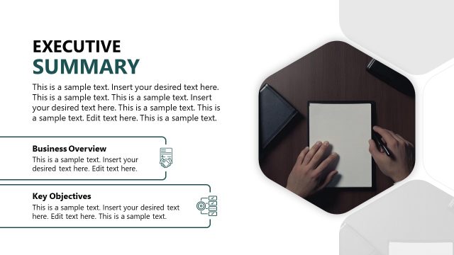 Executive Summary Slide – Business PPT Template