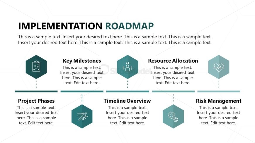 Executive Professional Template - Implementation Plan Slide