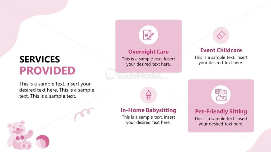 Babysitting Services Overview Template Slide 