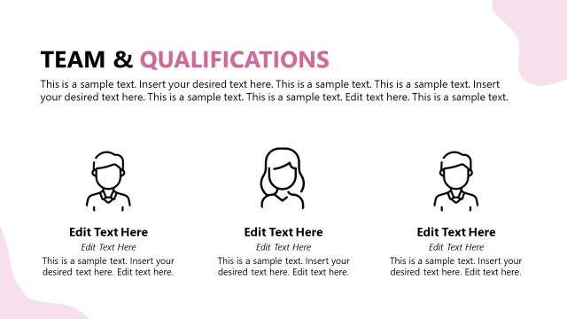 Team & Qualifications Slide – Babysitting Services Template