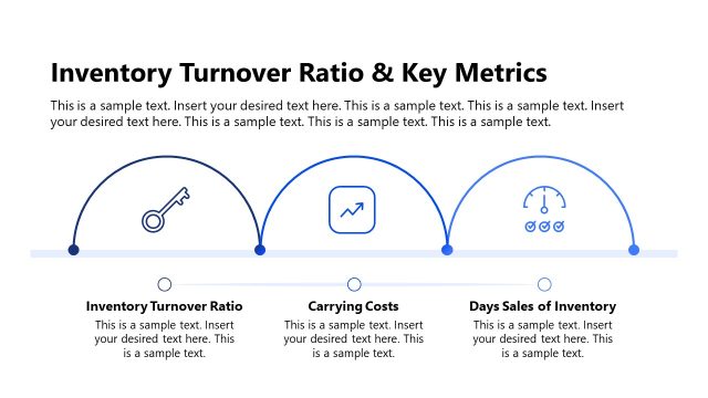 Inventory Turn Over Ratio and Key Metrics Presentation