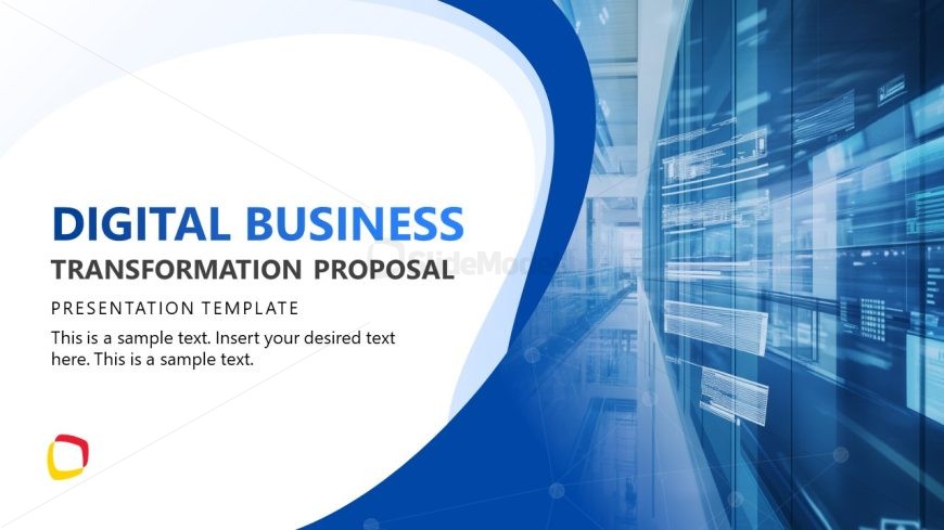 Digital Business Transformation Proposal Presentation Template 