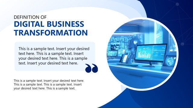 Introduction Slide – Digital Business Transformation Template