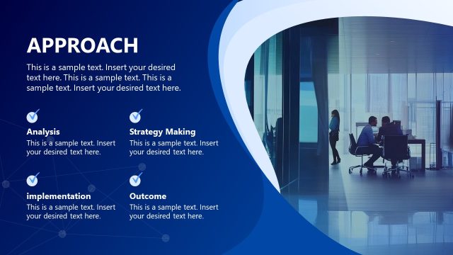 Strategic Approach Slide – Digital Transformation Template