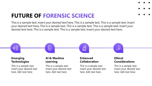 Future of Forensics PowerPoint Slide
