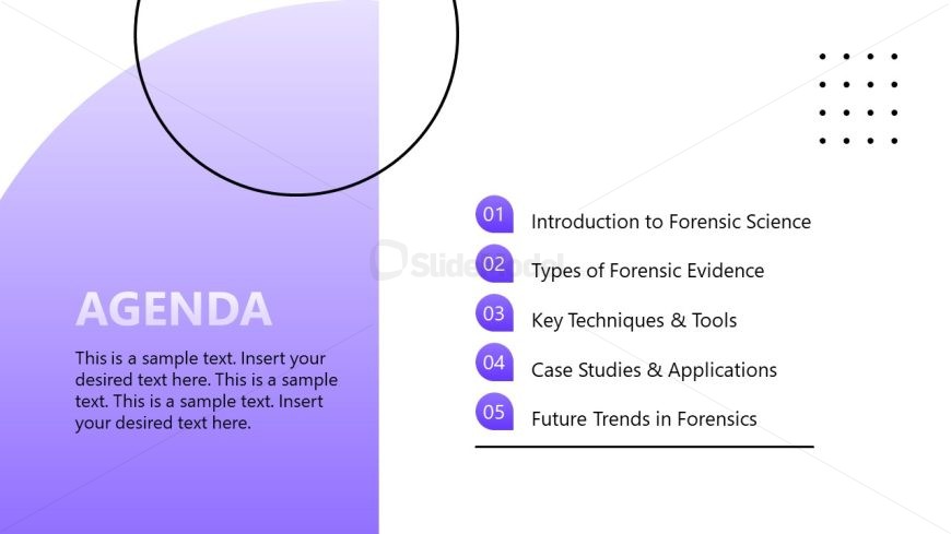 Customizable Forensic Science PPT Template