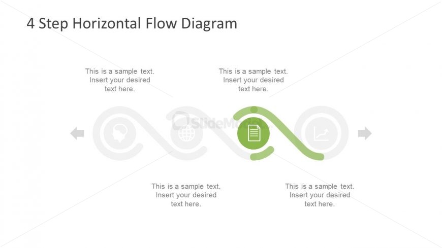 Infographic Process Flow Diagram Slide