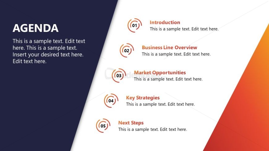 Customizable Business Lines PPT Template 