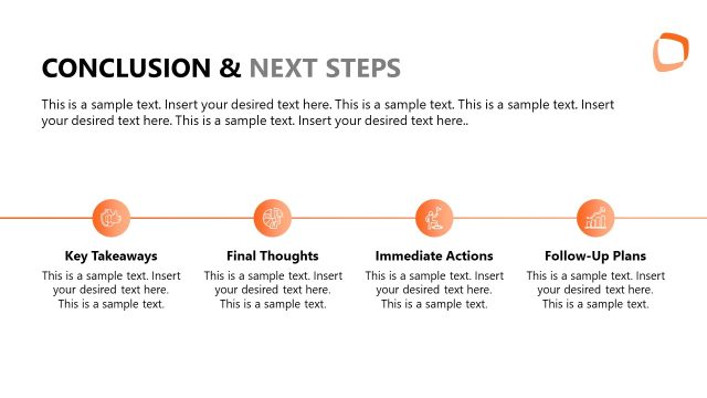 Conclusion & Next Steps Slide – Distributor Onboarding PPT Slide Template