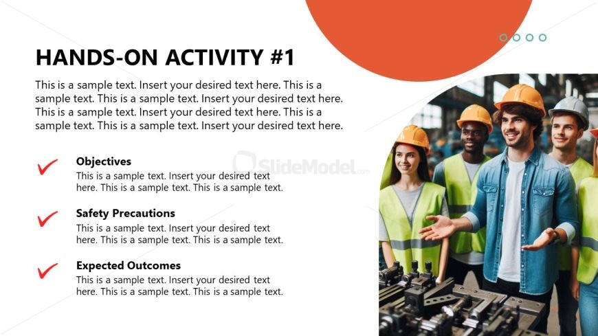 Industrial Training PPT Template Slide