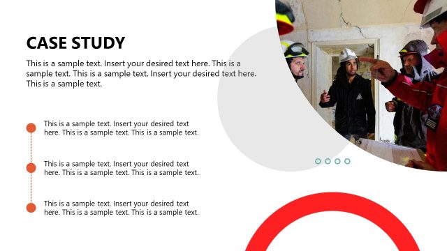 Slide for Presening Case Study – Industrial Training Template