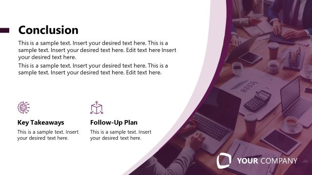 Conclusion Slide for Contingency Planning Template