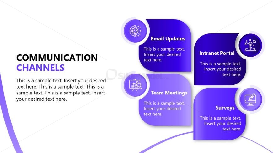 Customizable Internal Communication Plan PPT Template 