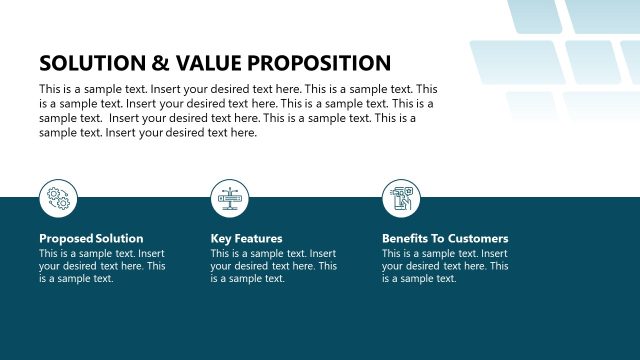 Solution & Value Proposition Slide – Business Profile Template