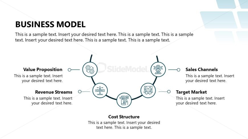 Business Model - Editable Business Slide Template 