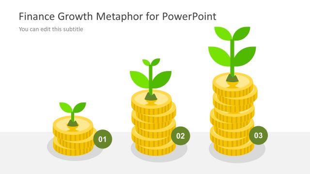 Finance Growth Metaphor PowerPoint Template