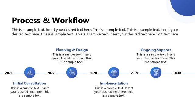 Process & Workflow Presentation Slide