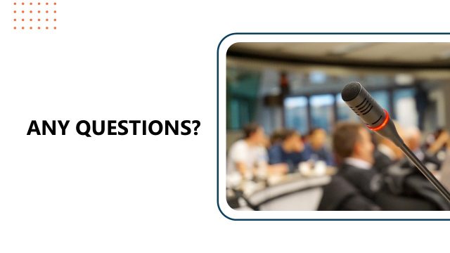 Slide for Showing Questions PPT Tempate