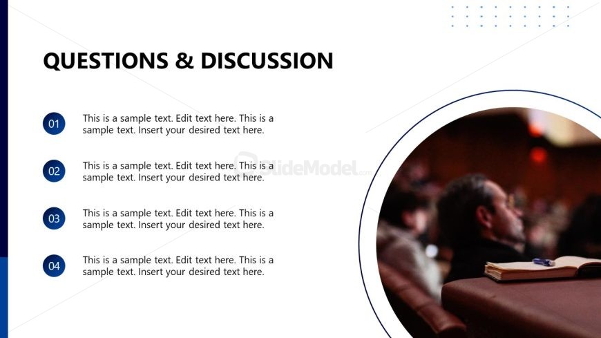 Q&A PPT Slide - Project Status Template 