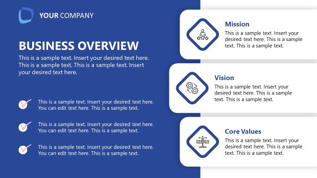Business Overview Slide for PowerPoint