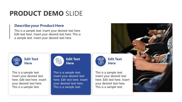 Customizable Product Demo PPT Slide