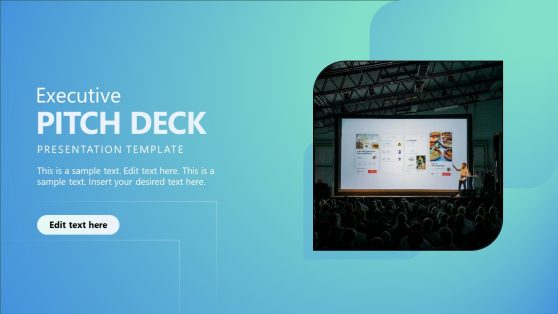 Executive Pitch Deck PowerPoint Template