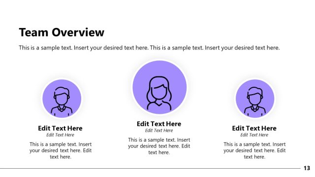 Team Overview Infographics Slide - Tech Startup Presentation Template ...