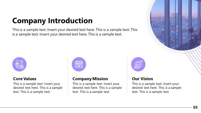 Company Overview Slide – Tech Business Development Template