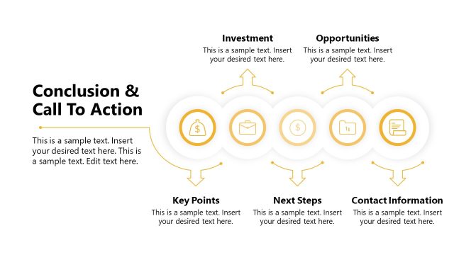 Conclusion & CTA PPT Template Slide