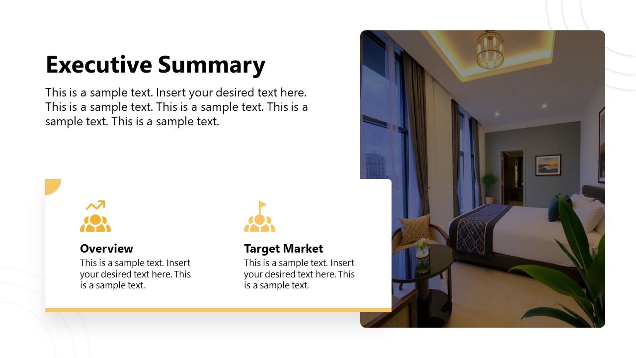 Boutique Hotel Pitch Deck PowerPoint Template
