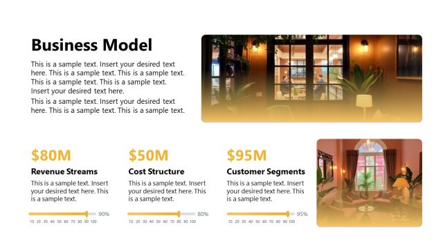 Editable Hotel Pitch Deck Template Business Model Slide SlideModel