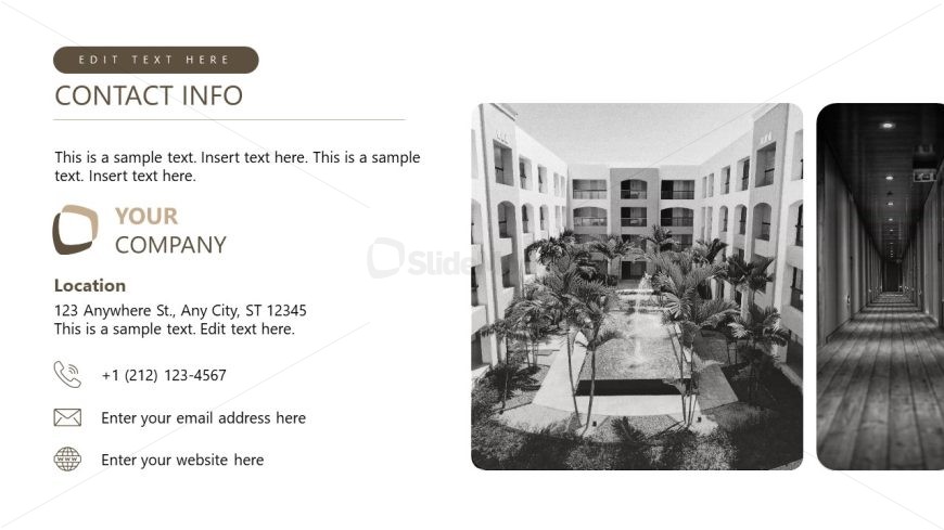 Hotel Business PPT Slide Template