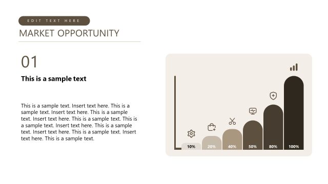 Market Opportunity Slide – Hotel Business Proposal PPT Template