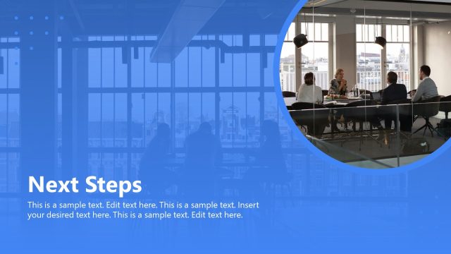 Next Steps Slide – Quarterly Business Review Template