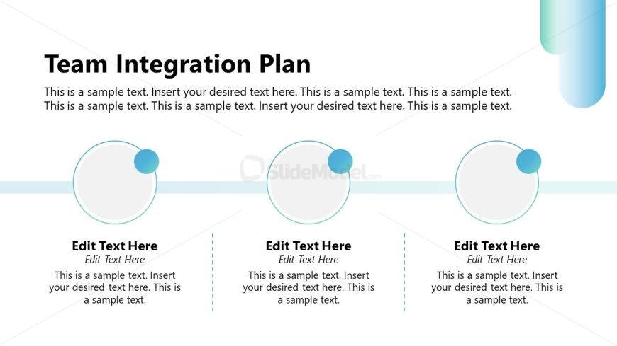 Creative Slide for Presenting Team Integration Topic