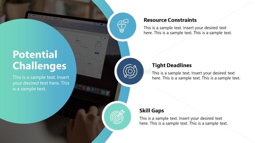 90 Day Template - Challenges Presentation Slide