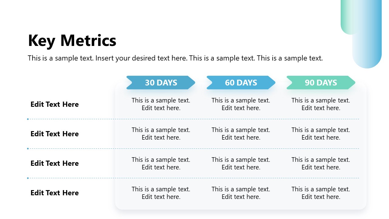 First 90 Days Template for PowerPoint & Presentation Slides