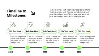 Strategic Initiatives Timeline Slide  