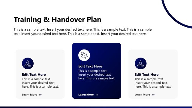 Training Plan Creative Slide Template