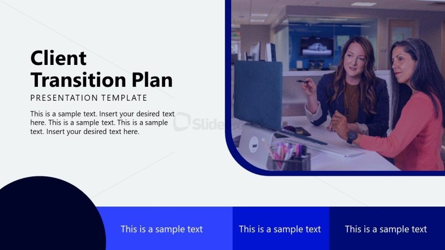 Editable Client Transition Plan PowerPoint Template