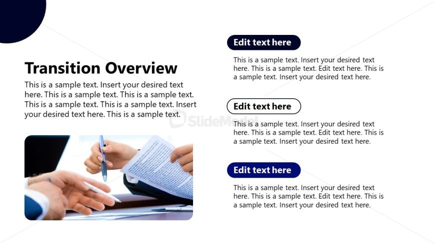 Client Transition Plan Template for PowerPoint