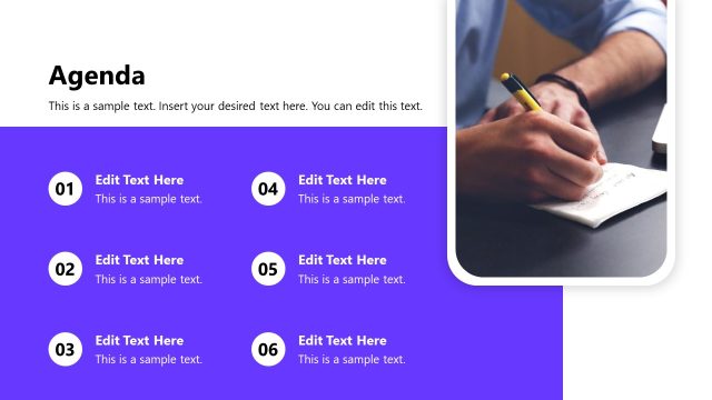 Customer Onboarding Template – Agenda Slide