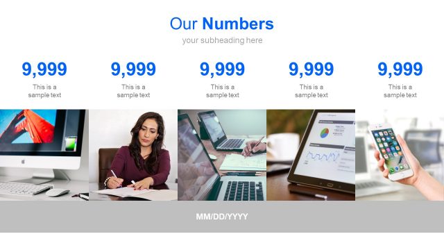 Financial Layout Business Profile PPT
