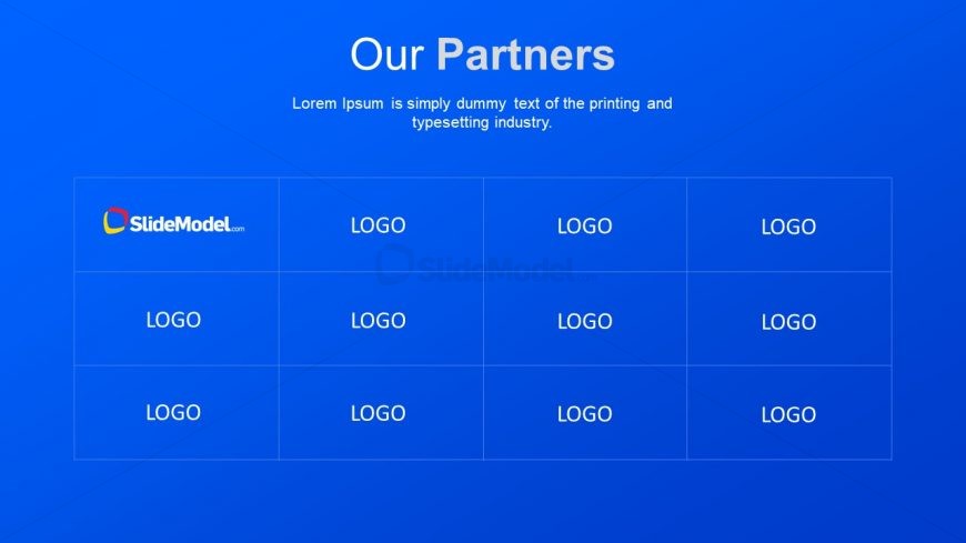 Brand Logo Slide to Present Partners