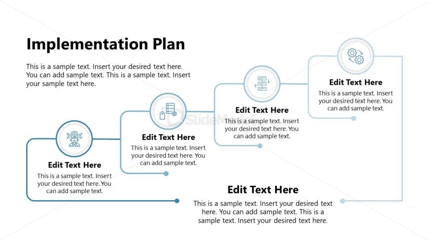 Editable Business Strategy Plan Template Slide