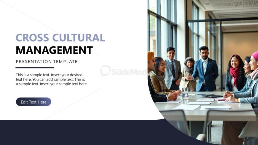 Editable Cross-cultural Management PPT Template