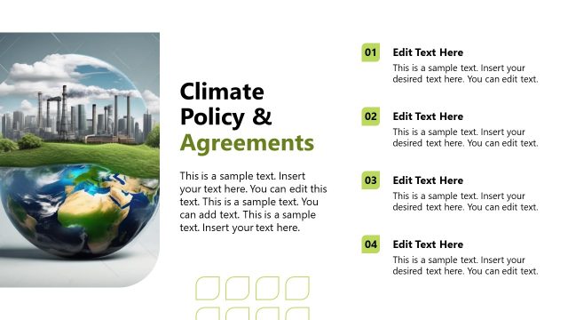 Climate Policy & Agreements – Climate Change Template