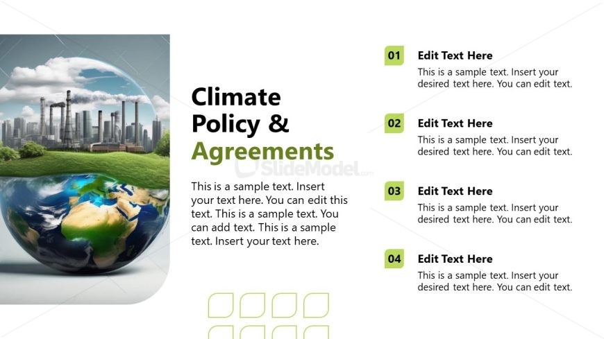 Climate Change PowerPoint Slide Template 